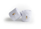 Equestrian Stockholm Fleece Bandage Valkoinen-Kulta