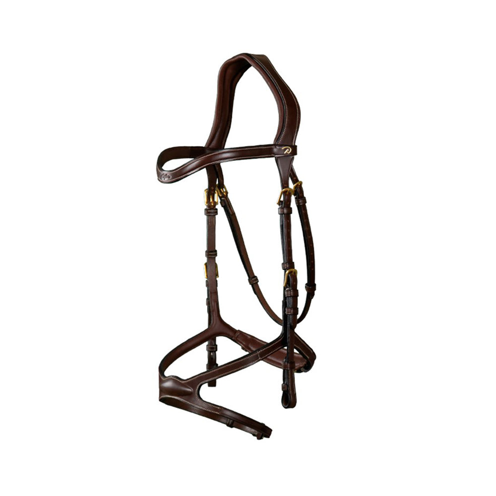 Dy’on X-Fit anatomiset suitset laadukkaasta nahasta ergonominen hevosen suitsi