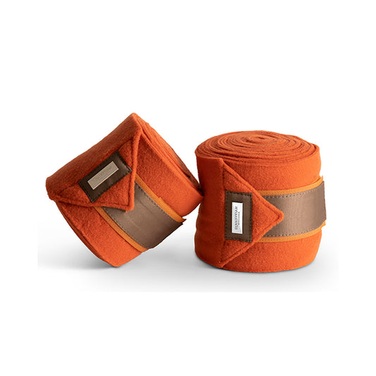 Equestrian Stockholm fleece bandage pink