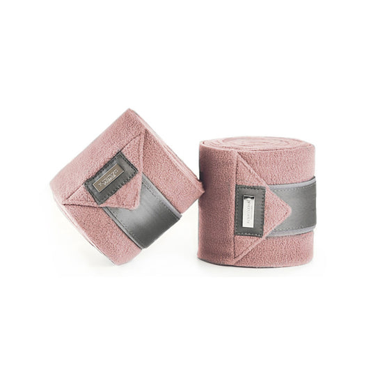 Equestrian Stockholm fleece bandage pink