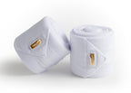 Equestrian Stockholm Fleece Bandage Valkoinen-Kulta