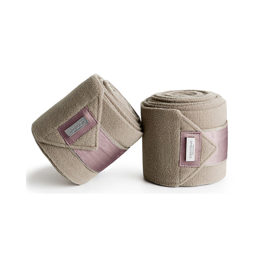 Equestrian Stockholm Fleece Bandage Desert Rose