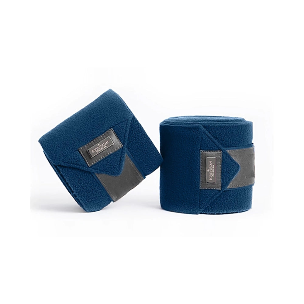 Equestrian Stockholm Fleece Bandages Moroccan Blue