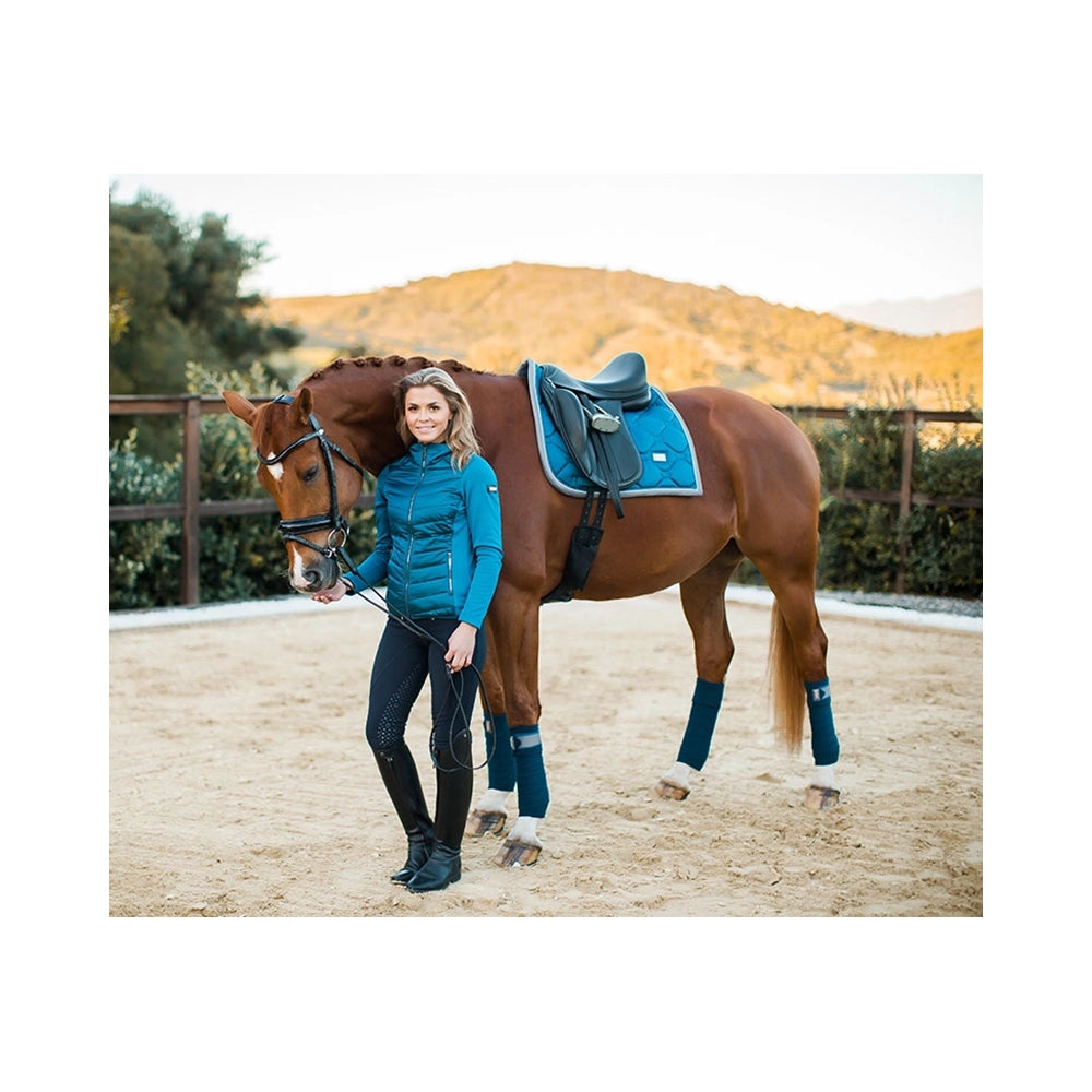 Equestrian Stockholm Fleece Bandage Moroccan blue