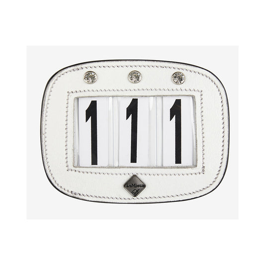 LeMieux nahkainen Numerolappu kristalleilla