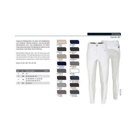 Pikeur Rosssini miesten kokopaikkahousut