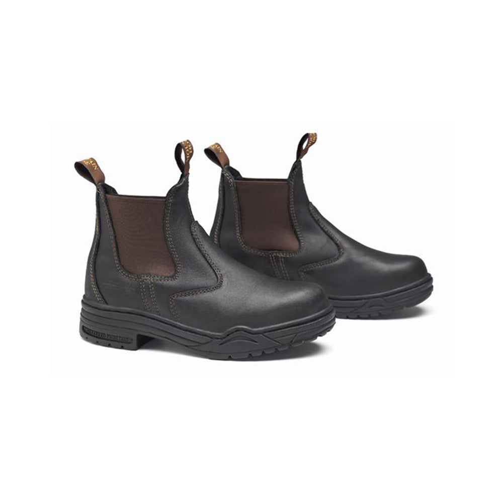 Mountain Horse Protective Jodhpur -turvajalkine, kestävä nahkainen jodhpur teräsvahvikkeella talli- ja ratsastuskäyttöön