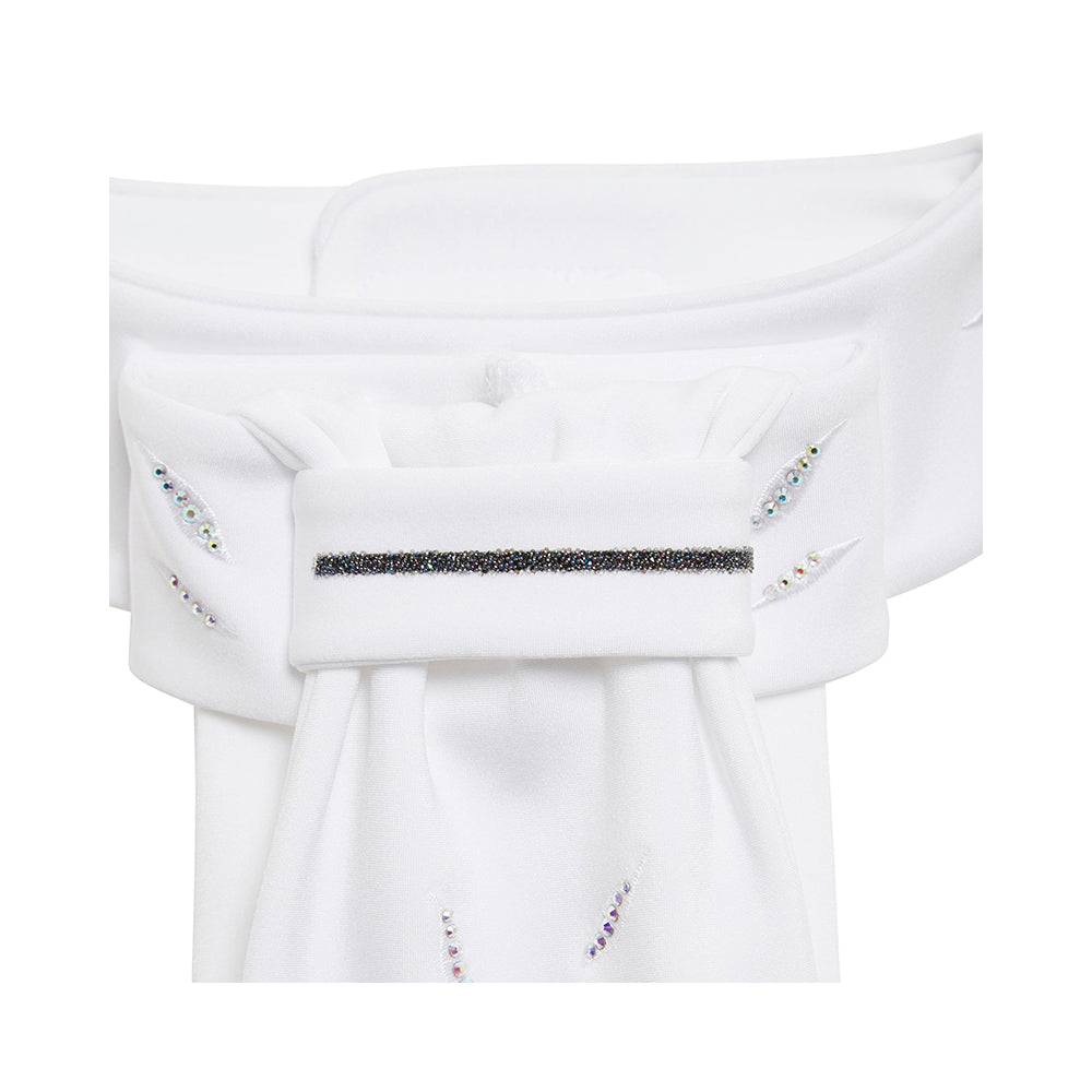 Samshield Plastron Crystal Windy tummansininen kristalliyksityiskohdilla